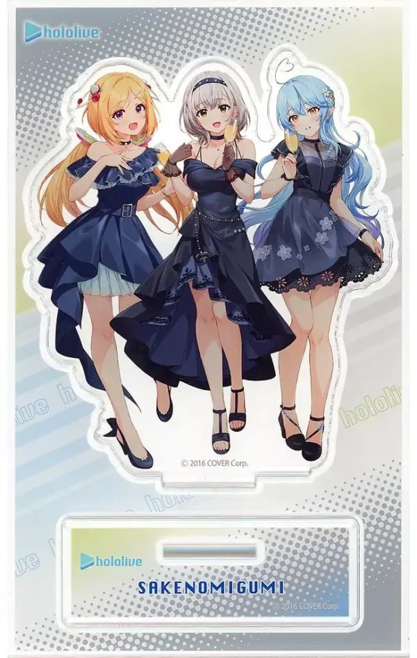 Acrylic Stand Panel Aki Rosenthal Silver Noel Yukihana Rami Party Costume Virtua