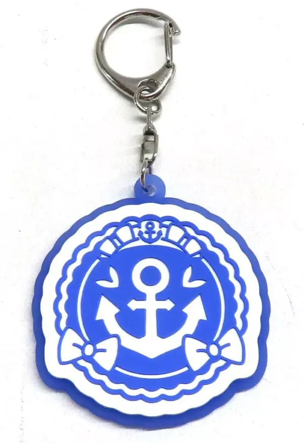 Keychain Minato Akua Holo Emblem Rubber Virtual Youtuber Live F/S-M503 from japa