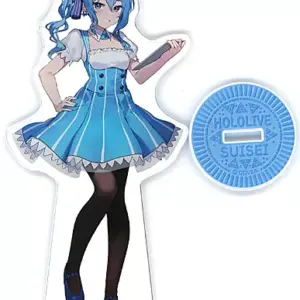 Acrylic Stand Panel Hoshigai Suisei Lawson Maid Clothes Costume Virtual Youtuber