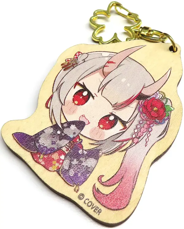 Keychain Hyakki Ayame Irohanihohettoyear'S Wooden Virtual Youtuber Hololive C103