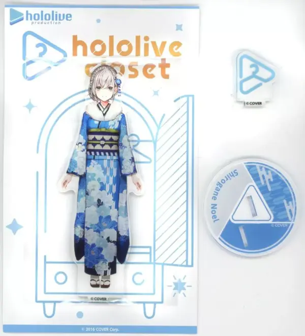 Acrylic Stand Panel Silver Noelyear'S Costume Hololive Closet Virtual Youtuber C