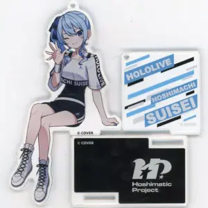 Keychain Hoshimachi Suisei Hoshimai Project Supporting Next Door Acrylic Stand V
