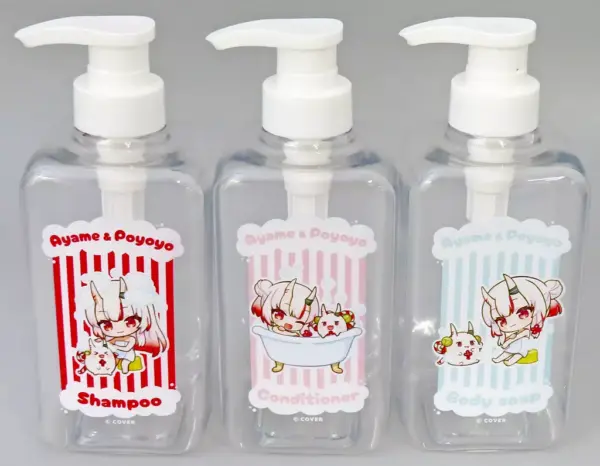 Miscellaneous Goods Hyakki Ayame Soap Dispenser Set 3-Piece Virtual Youtuber Hol