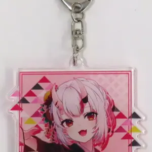 Keychain Hyakki Ayame Virtual Youtuber Hololive Horokaru Kyoto Edition Trading A