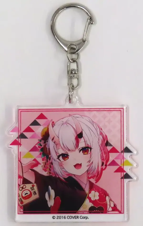 Keychain Hyakki Ayame Virtual Youtuber Hololive Horokaru Kyoto Edition Trading A