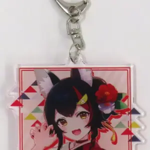 Keychain Ogami Mio Virtual Youtuber Hololive Horokaru Kyoto Edition Trading Acry