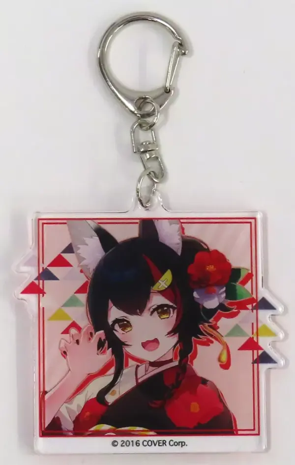 Keychain Ogami Mio Virtual Youtuber Hololive Horokaru Kyoto Edition Trading Acry