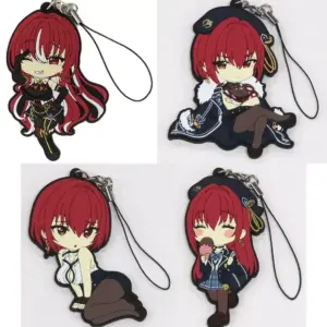 Strap Set Of 4 Types Virtual Youtuber Hololive Hokke Marine Birthday Commemorati