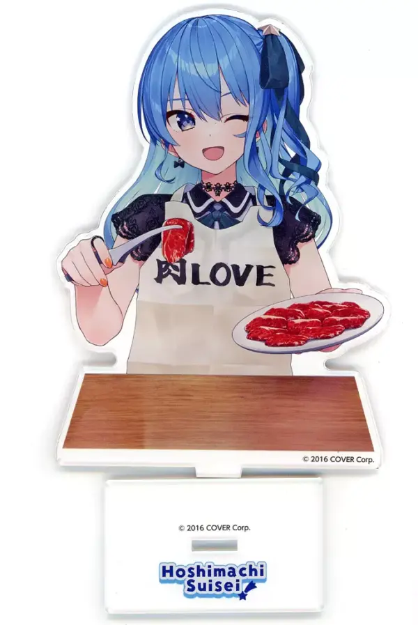 Acrylic Stand Panel Hoshigai Suisei A/Grill Meat Virtual Youtuber Hololive Gyuka