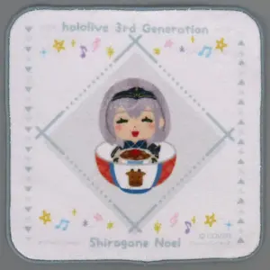 Towel, Tenugui, Silver Noel, Hand Virtual Youtuber, 3Rd Generation Hololive, Ira