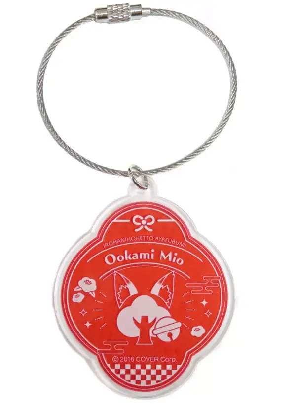 Keychain Ogami Mio Acrylic Iroha Nihohetto Ayafubumi Virtual Youtuber Hololive F