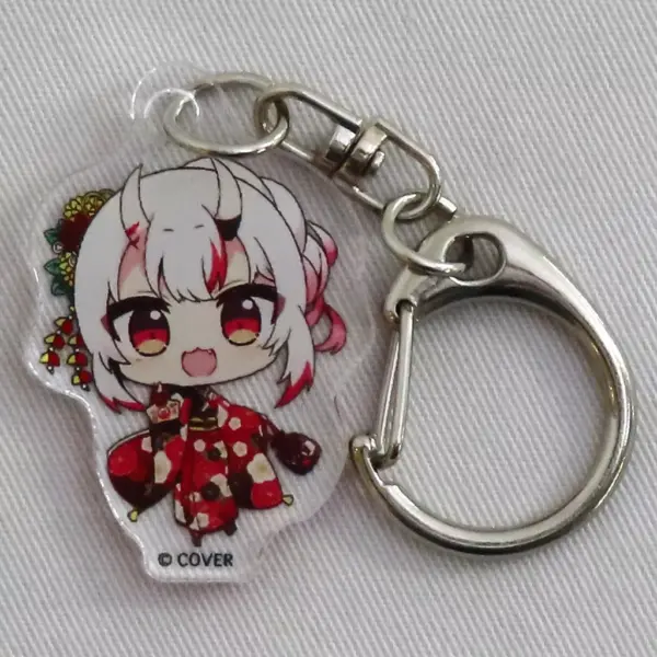 Keychain Hyakki Ayame Mini Acrylic Virtual Youtuber Hololive Horokaru Kyoto Edit