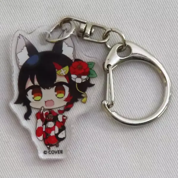 Keychain Ogami Mio Mini Acrylic Virtual Youtuber Hololive Horokaru Kyoto Edition