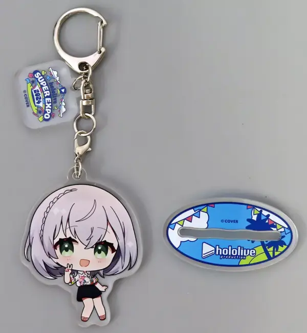 Keychain Noel Silver Mini Character Acrylic Stand Virtual Youtuber Hololive Supe