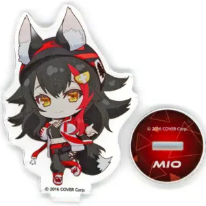 Acrylic Stand Panel Ogami Mio Chibi Chara Virtual Youtuber Hololive Gamers Fes.