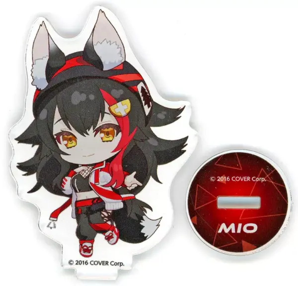 Acrylic Stand Panel Ogami Mio Chibi Chara Virtual Youtuber Hololive Gamers Fes.