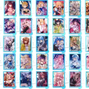 Acrylic Stand Panels Set Of 35 Aurora Ichibankuji Hololive Art Collection Prize