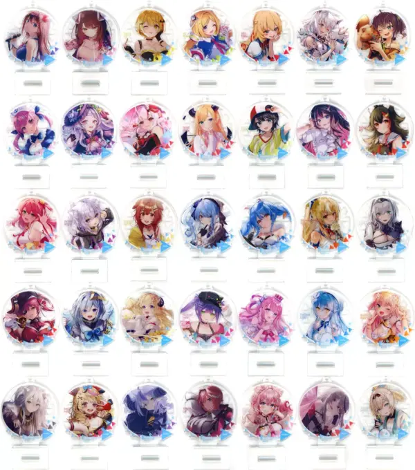 Acrylic Stand Panels Set Of 35 Types 2Way Ichibankuji Hololive Art Collection B