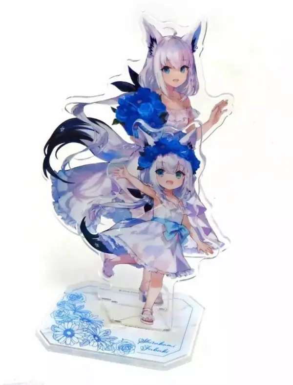 Acrylic Stand Panel Shirokami Fubuki Virtual Youtuber Hololive Ogami Mio Fubumio