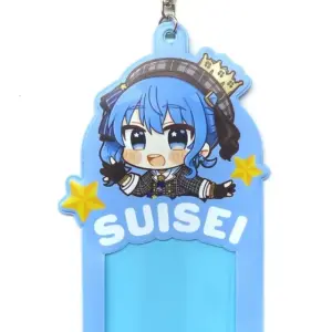 Keychain Hoshigai Suisei Card Holder Virtual Youtuber Hololive Joypolis Fancy Pa