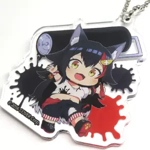 Keychain Ogami Mio Virtual Youtuber Hololive Aeon Black Friday Trading Acrylic F