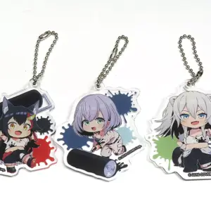 Keychains, All 3 Types Set, Virtual Youtuber Hololive Aeon Black Friday Trading