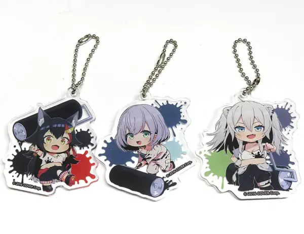 Keychains, All 3 Types Set, Virtual Youtuber Hololive Aeon Black Friday Trading
