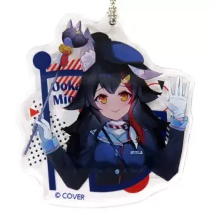 Keychain Ogami Mio Virtual Youtuber Hololive City 24 Tourist Acrylic F/S-M503 fr