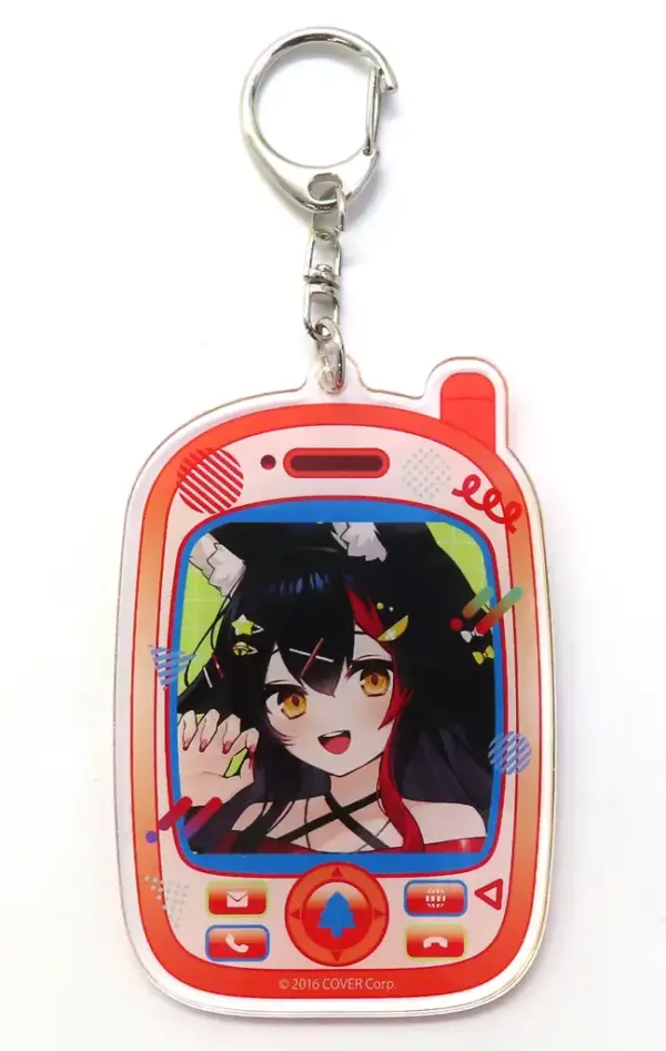 Keychain Ogami Mio Gal-Style Costume Virtual Youtuber Hololive Lawson Acrylic F/