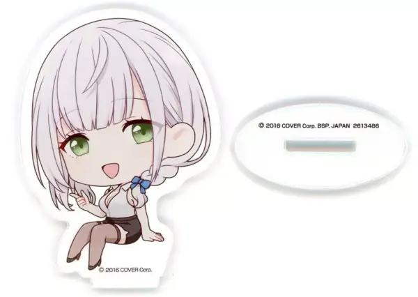 Acrylic Stand Panel Silver Noel Hololive If Petit -Relax Time-Stand Plate Office