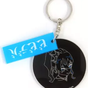 Keychain Hoshigai Suisei Monochrome Vivideba Acrylic Virtual Youtuber Hololive P