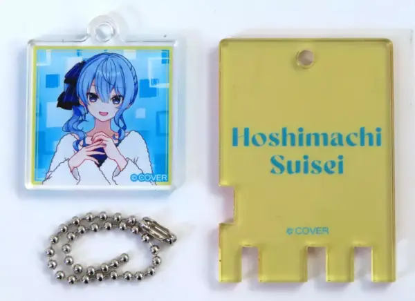 Keychain Hoshigai Suisei Flo-Up Ver. Virtual Youtuber Hololive Gokurakuyu Raku S