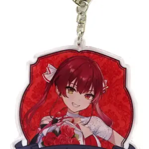 Keychain Hokel Marine Acrylic Virtual Youtuber Hololive F/S-M503 from japan Rare
