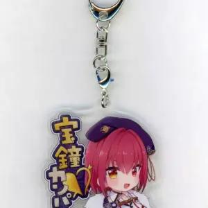 Keychain Hokel Marine Company Virtual Youtuber 3 Million Commemorative Random Ac