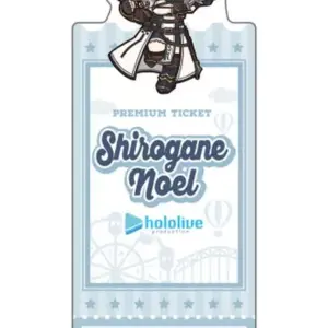 Book Cover Bookmark Shirogin Noel Hololive Production Collection City 24 Vol.2 F