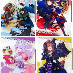 Acrylic Stand Panels Set Of 4 Boards Virtual Youtuber Hololive Monster Hunter An
