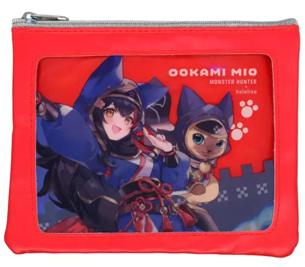 Bag Ogami Mio Kamura Equipped Otomo Aillu Window Flat Pouch Virtual Youtuber Hol