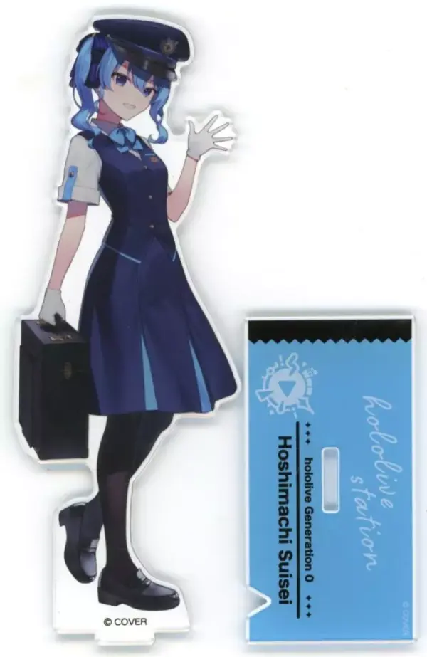 Acrylic Stand Panel Hoshigai Suise Hololive Station Ver. Virtual Youtuber F/S-M5