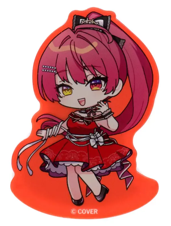 Keychain Single Item Hokage Marine Mini Character/Skirt Dress/Opening Acrylic Ma