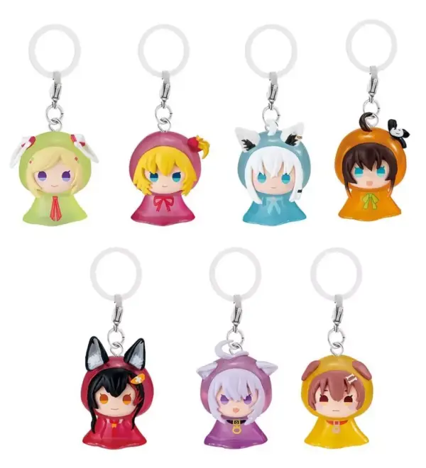 Strap Set Of 7 Types Hololive Mejirushi Accessories 02 F/S-M503 from japan Rare