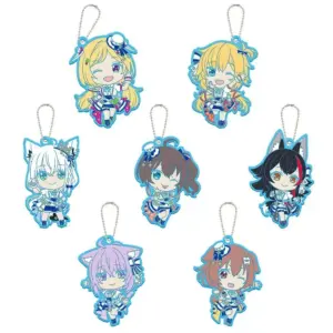 Keychains, All 7 Types Set, Hololive Capsule Rubber Mascot Bright Parade3 F/S-M5