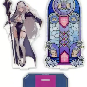 Acrylic Stand Panel Shiro Noel Stained Glassvirtual Youtuber Hololive 5Th Annive