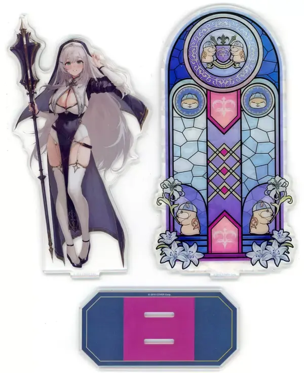 Acrylic Stand Panel Shiro Noel Stained Glassvirtual Youtuber Hololive 5Th Annive