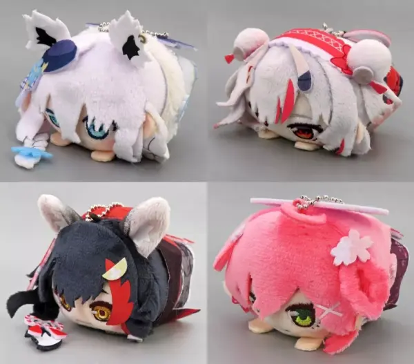 Keychains, All 4 Types, Mochikororin Virtual Youtuber Hololive Holotsuri Harufuk