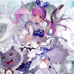 Poster Special A3 Clear Minato Akua Blu-Ray Virtual Youtuber Hololive Solo Man L