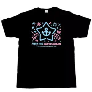 Clothing Single Logo T-Shirt Black One Size Akua Color Super Dorm Minato Goods S