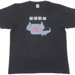Clothing Minato Akua Neko Shirt Black L Size Virtual Youtuber Hololive F/S-M503