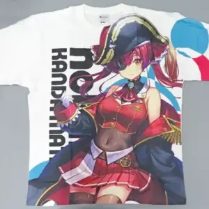 T-Shirt Hokage Marine Full Graphic Regular Costume Ver. White Xl Size Virtual Yo