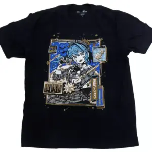 T-Shirt Hoshigai Suisei Nyct Shirt Black L Size Virtual Youtuber Hololive Omocat