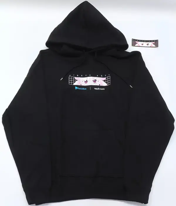Outerwear Minato Aqua Hoodie Black L Size Virtual Youtuber Hololive Vaultroom F/